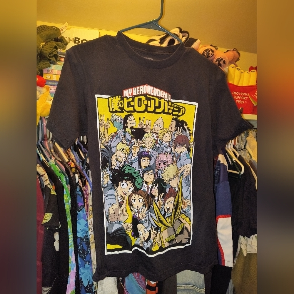 My Hero Academia Kids Graphic Tee - Black